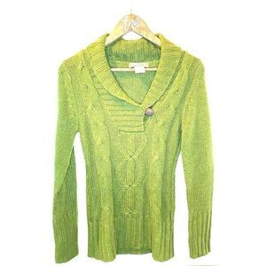 Love Change Army Green Sweater (M)